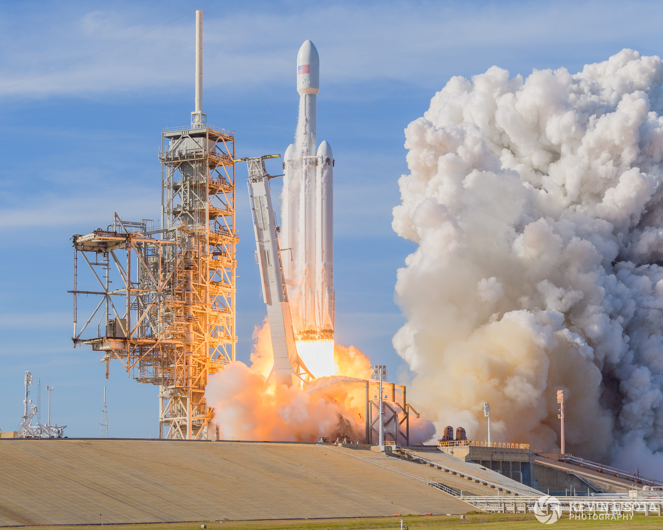 First launch of the SpaceX Falcon Heavy rocket Kevin Lisota Photography