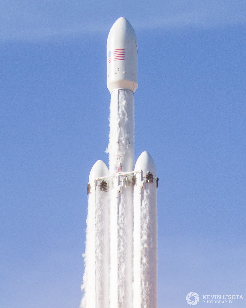 Falcon Heavy propellant tank condensation