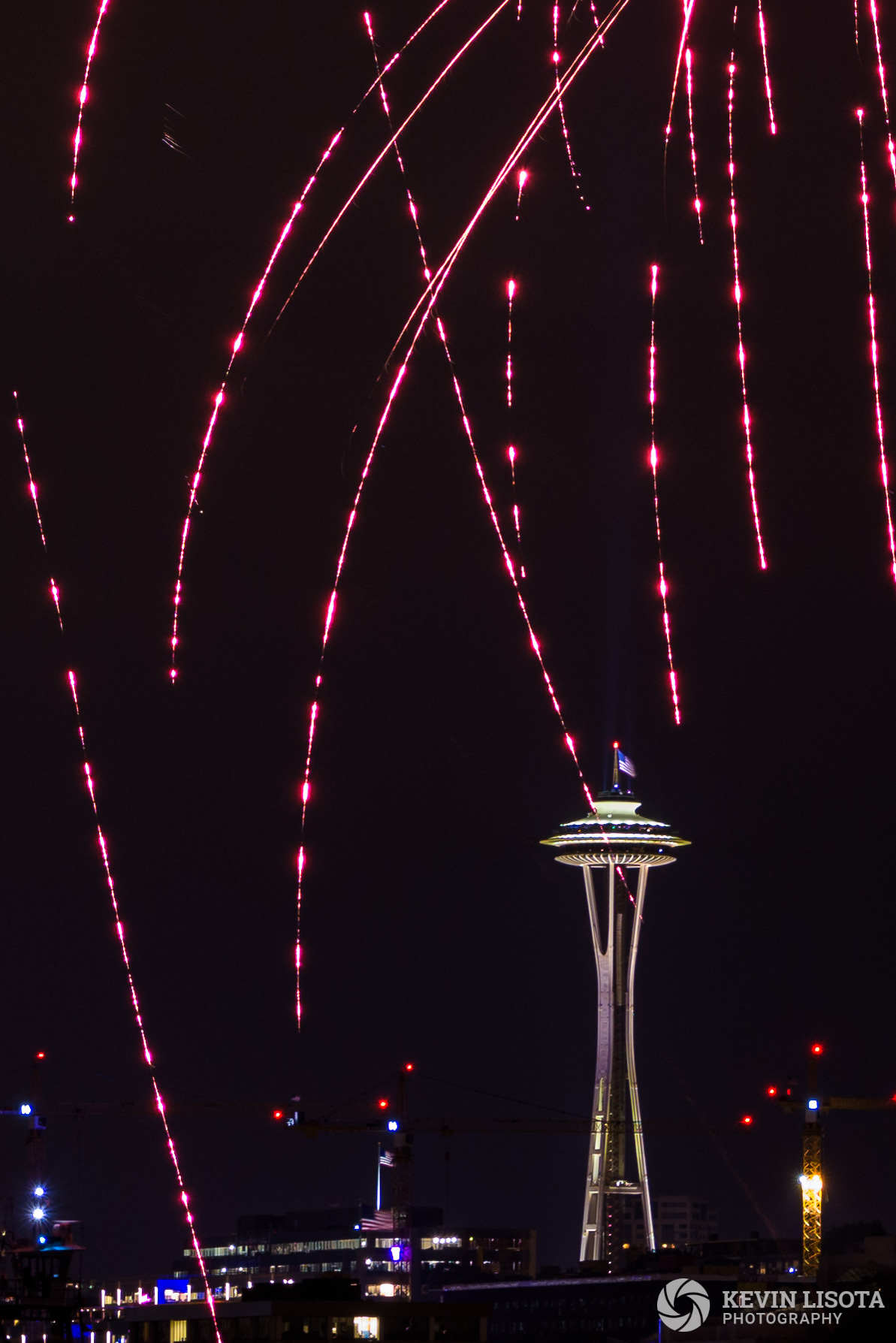 4th of July fireworks at Seattle's Gasworks Park 2016