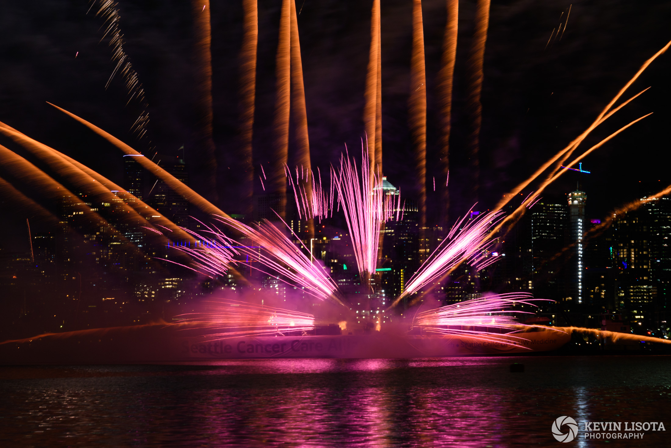 Seattle 4th of July Fireworks from Gas Works Park 2018