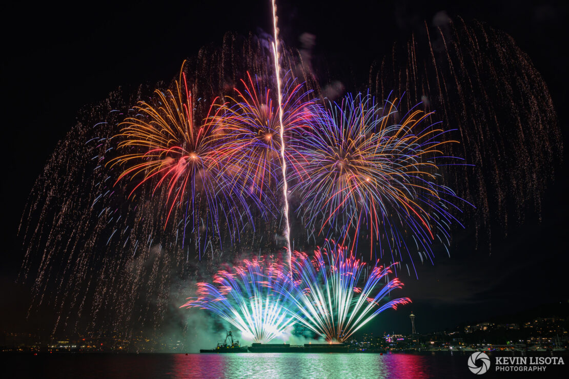 Seattle 4th of July Fireworks from Gas Works Park 2019