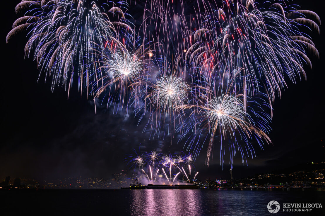 Seattle 4th of July Fireworks from Gas Works Park 2019