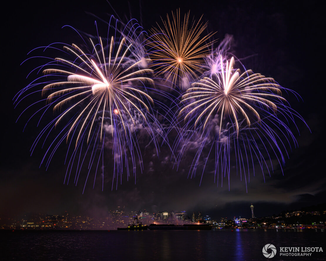 Seattle 4th of July Fireworks from Gas Works Park 2019