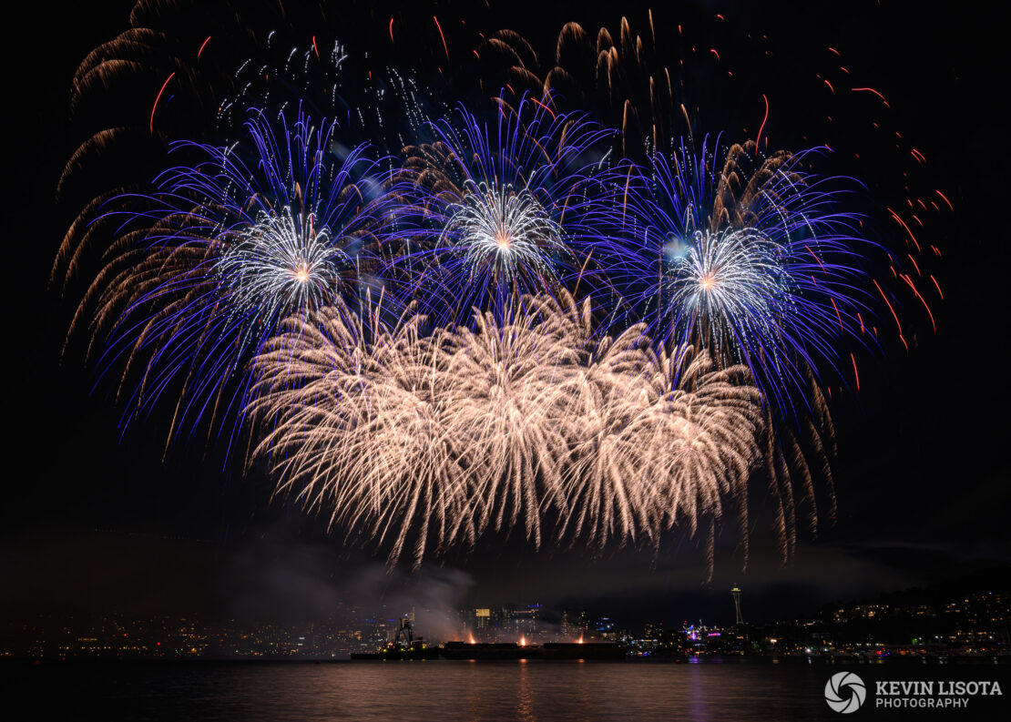 Seattle 4th of July Fireworks from Gas Works Park 2019