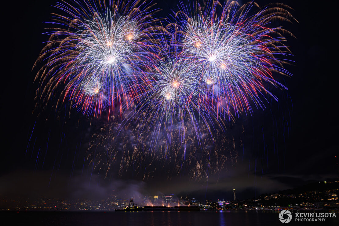 Seattle 4th of July Fireworks from Gas Works Park 2019