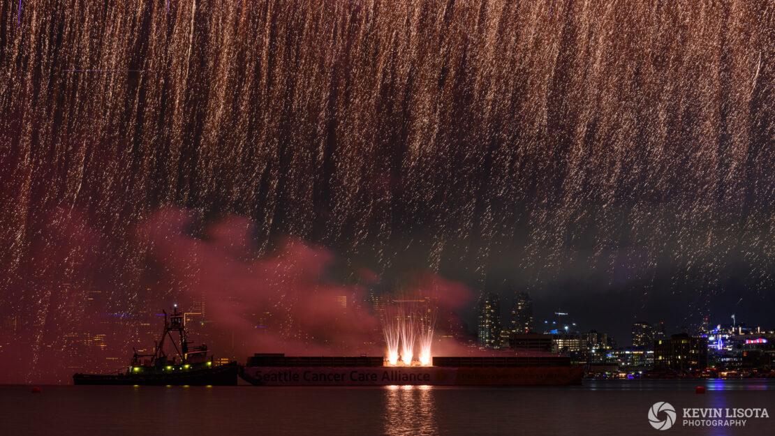 Seattle 4th of July Fireworks from Gas Works Park 2019