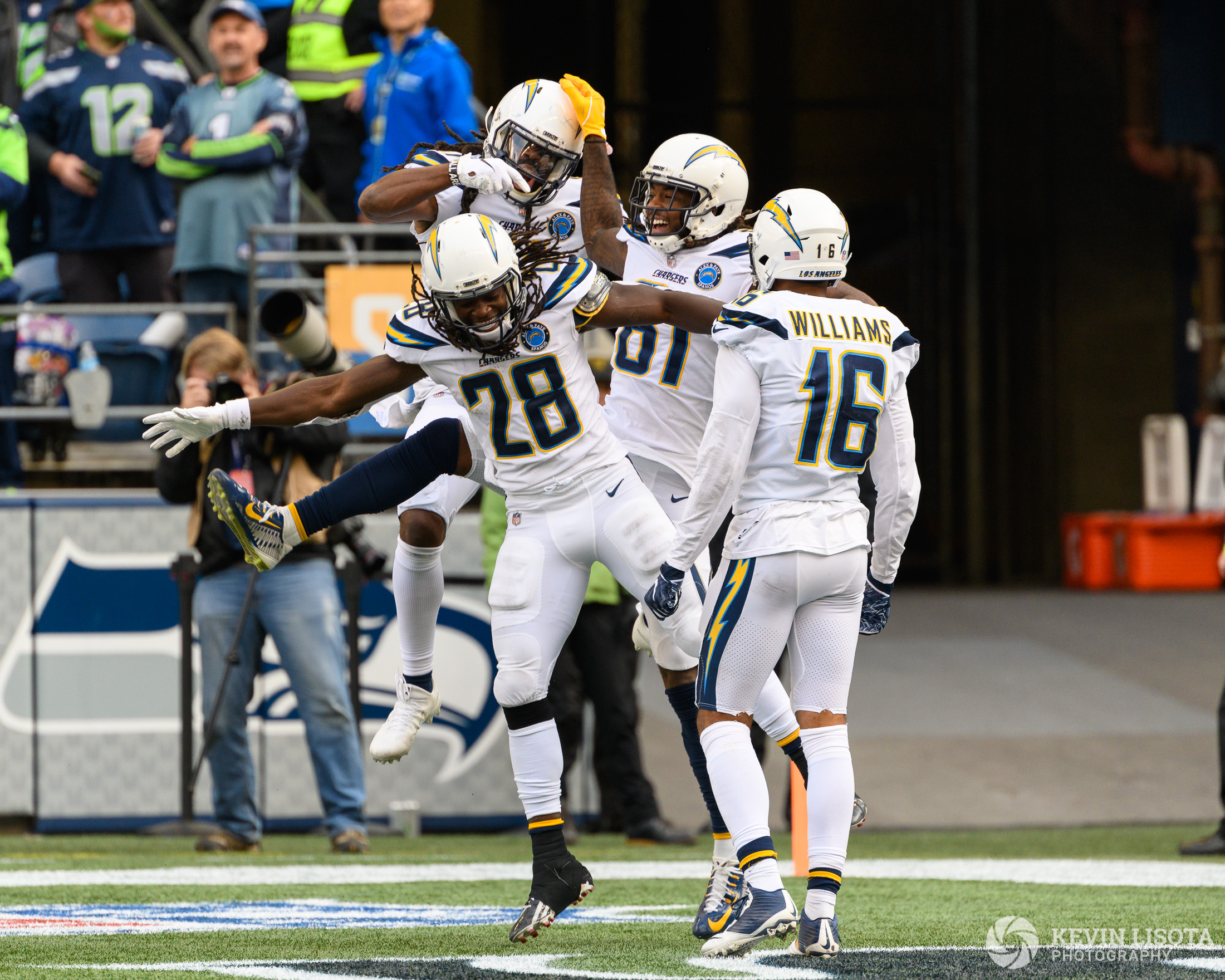 Seattle Sehawks vs. Los Angeles Chargers - November 4, 2018