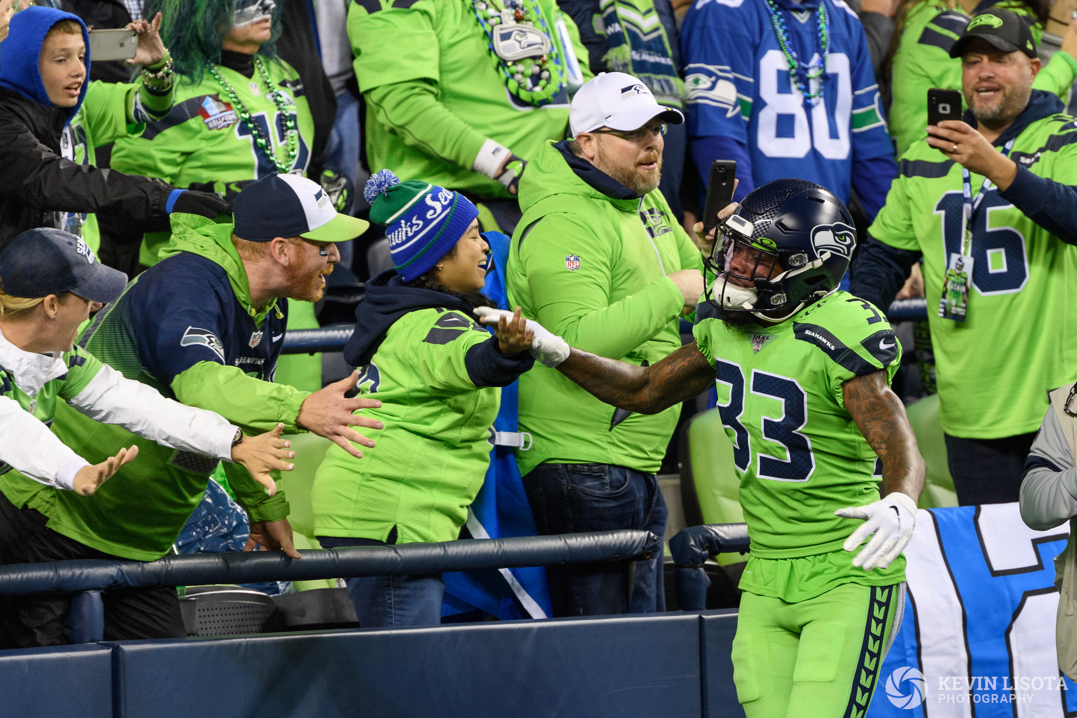 Tedric Thompson - Seattle Seahawks vs Los Angeles Rams - Oct 4, 2019